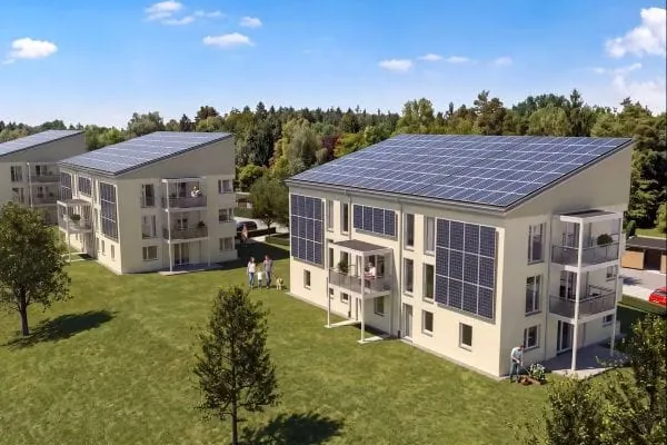 Vollelektrisch: Baustart energieautarker Mehrfamilienhäuser im Erzgebirge